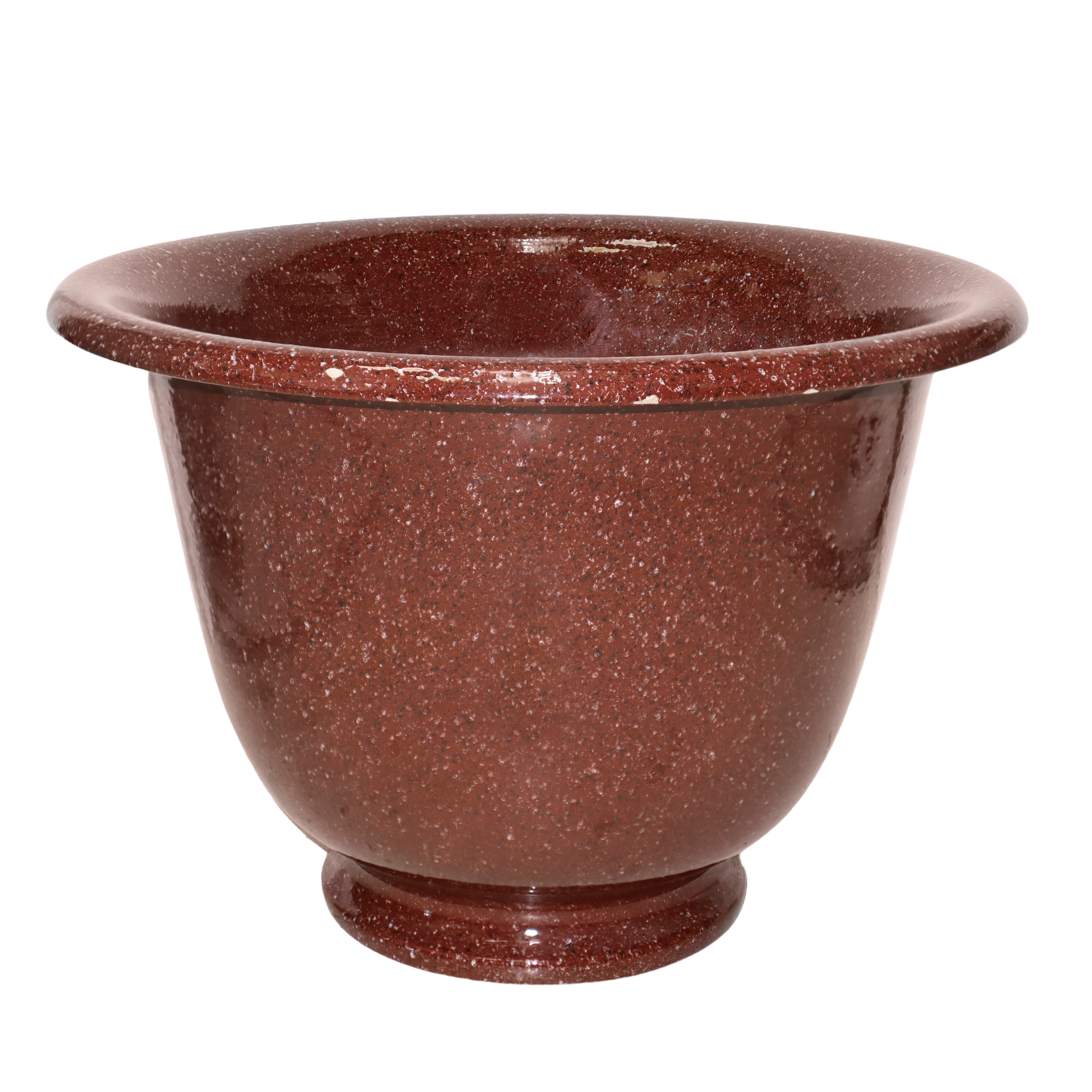 Coppia di Cahepot in Ceramica Bordeaux