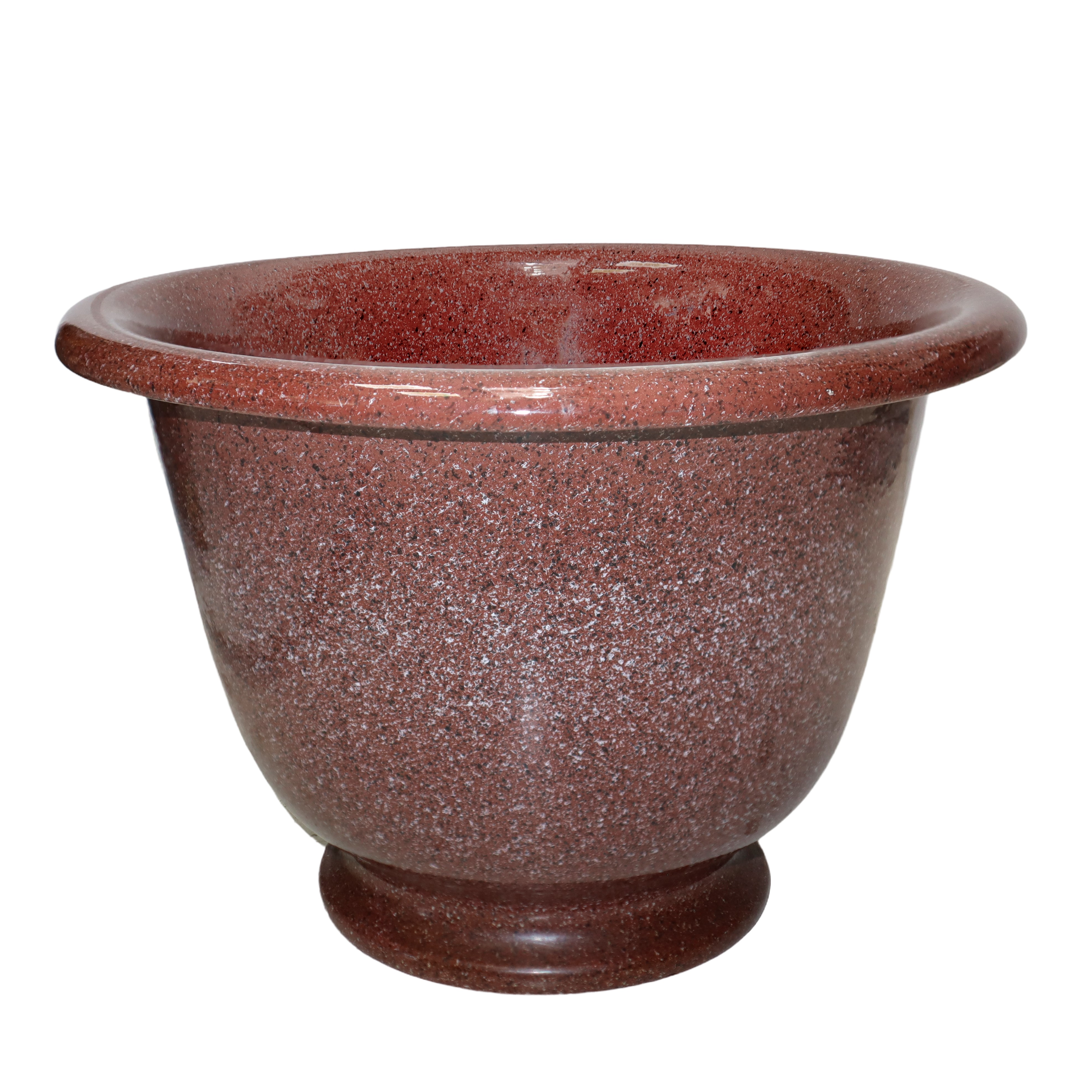 Coppia di Cahepot in Ceramica Bordeaux