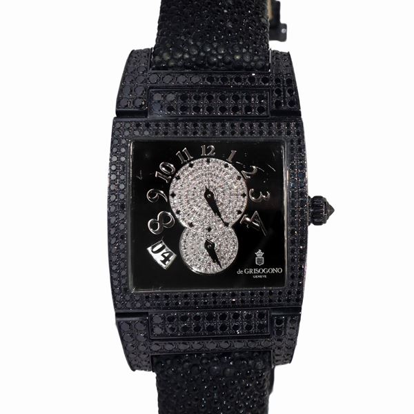 De Grisogono Orologi - Wristwatch, gold and diamonds, De Grisogono Instrumento N.1