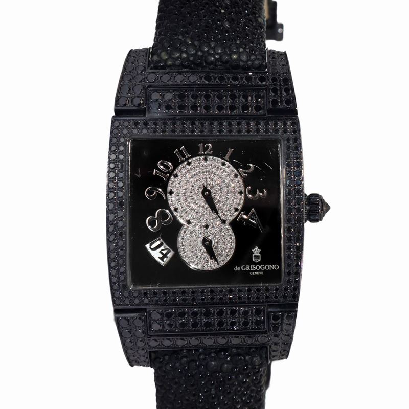 Orologio da Polso, Oro e Diamanti, De Grisogono Instrumento N.1