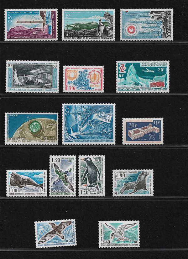 1957/1991 Valuable accumulation P/O and P/A, French Southern and Antarctic Lands. MNH. Cèrès price €1008