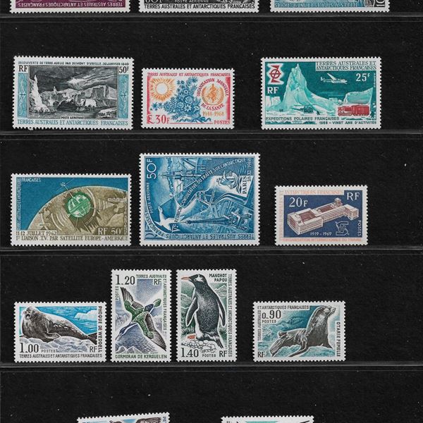 1957/1991 Pregevole accumulo P/O e P/A, Terre Australi e Antartiche Francesi. MNH. Cèrès quota € 1008