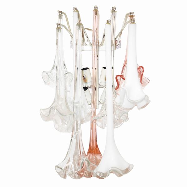 Wall lamp in Murano glass, Venini style