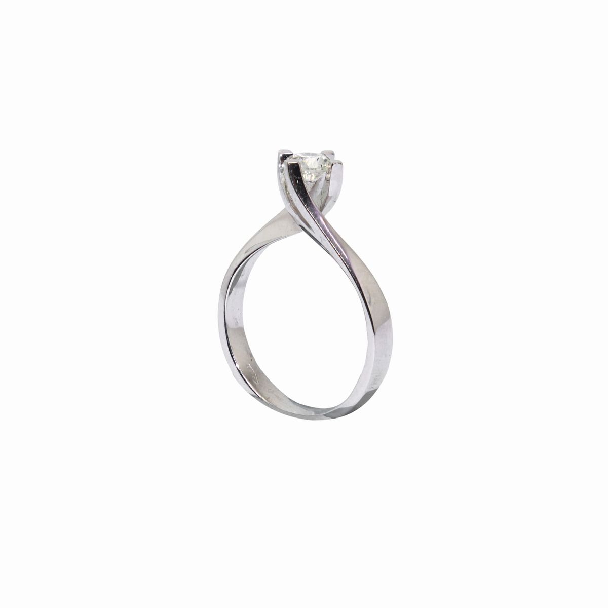 Anello Solitario con Diamante