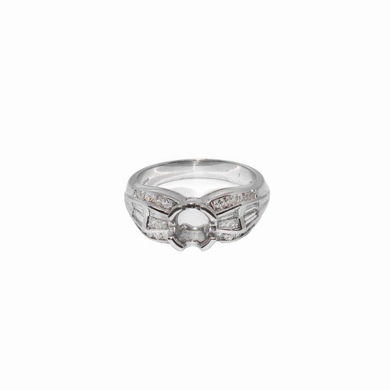 Anello con Montatura Predisposta per Brillante