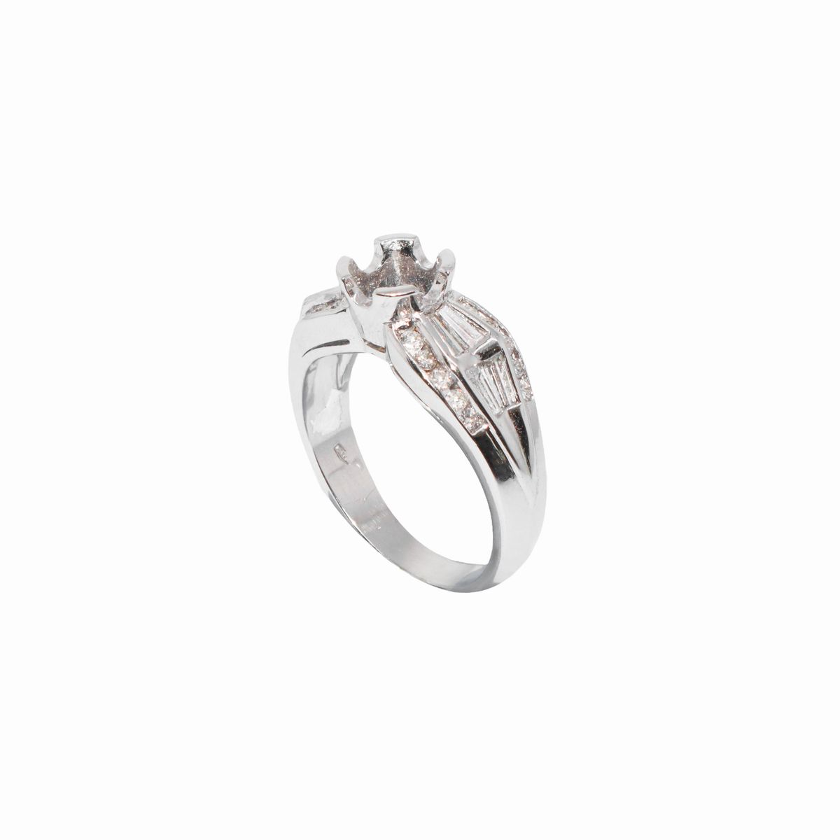 Anello con Montatura Predisposta per Brillante