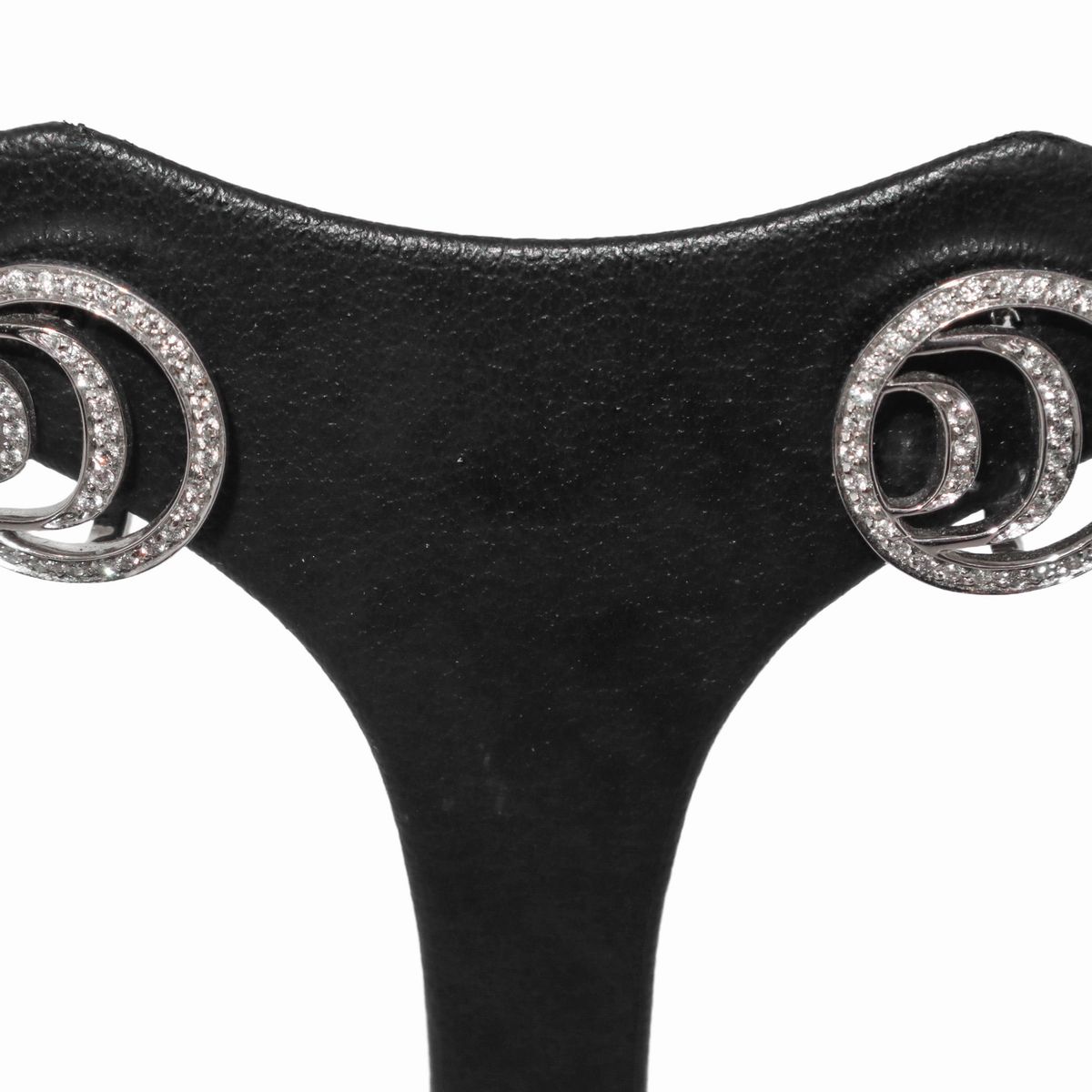 Orecchini in Oro Bianco e Diamanti Serie Damianissima