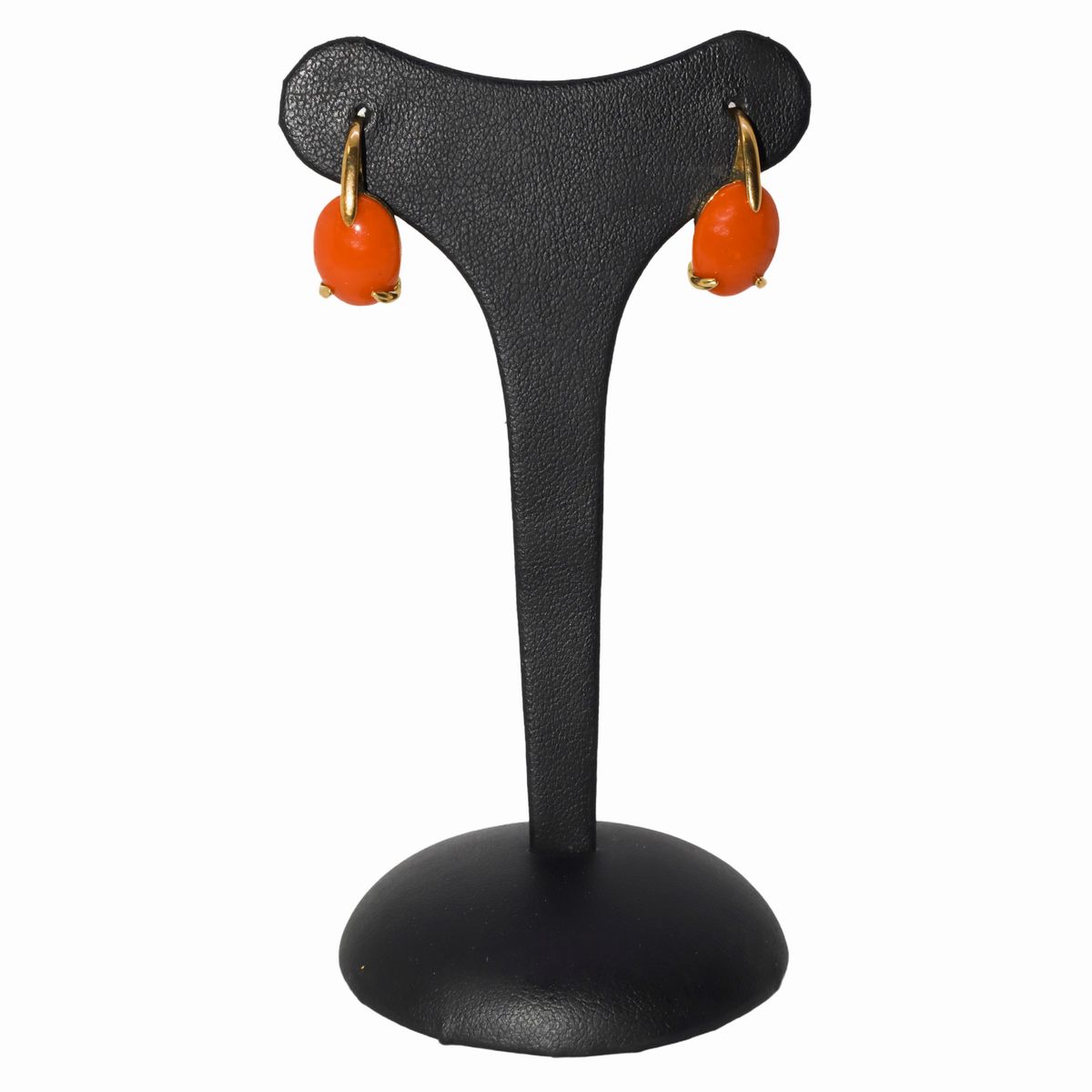 Orecchini in Oro Rosso e Corallo