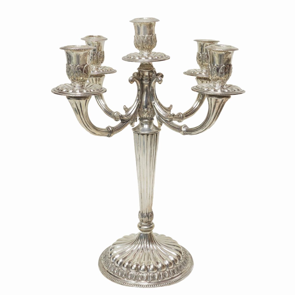 Coppia di Candelieri in Argento