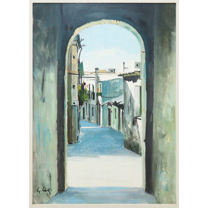 Giuseppe Cieli - Vicolo con Arco a San Pietro a Maida