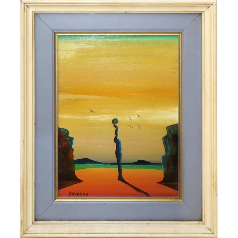 Emilio Navarra - Paesaggio con Installazione