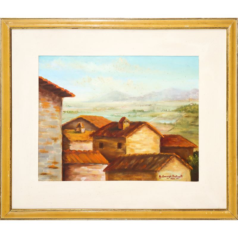 Graziella Amerighi Battigalli - Paesaggio con Case