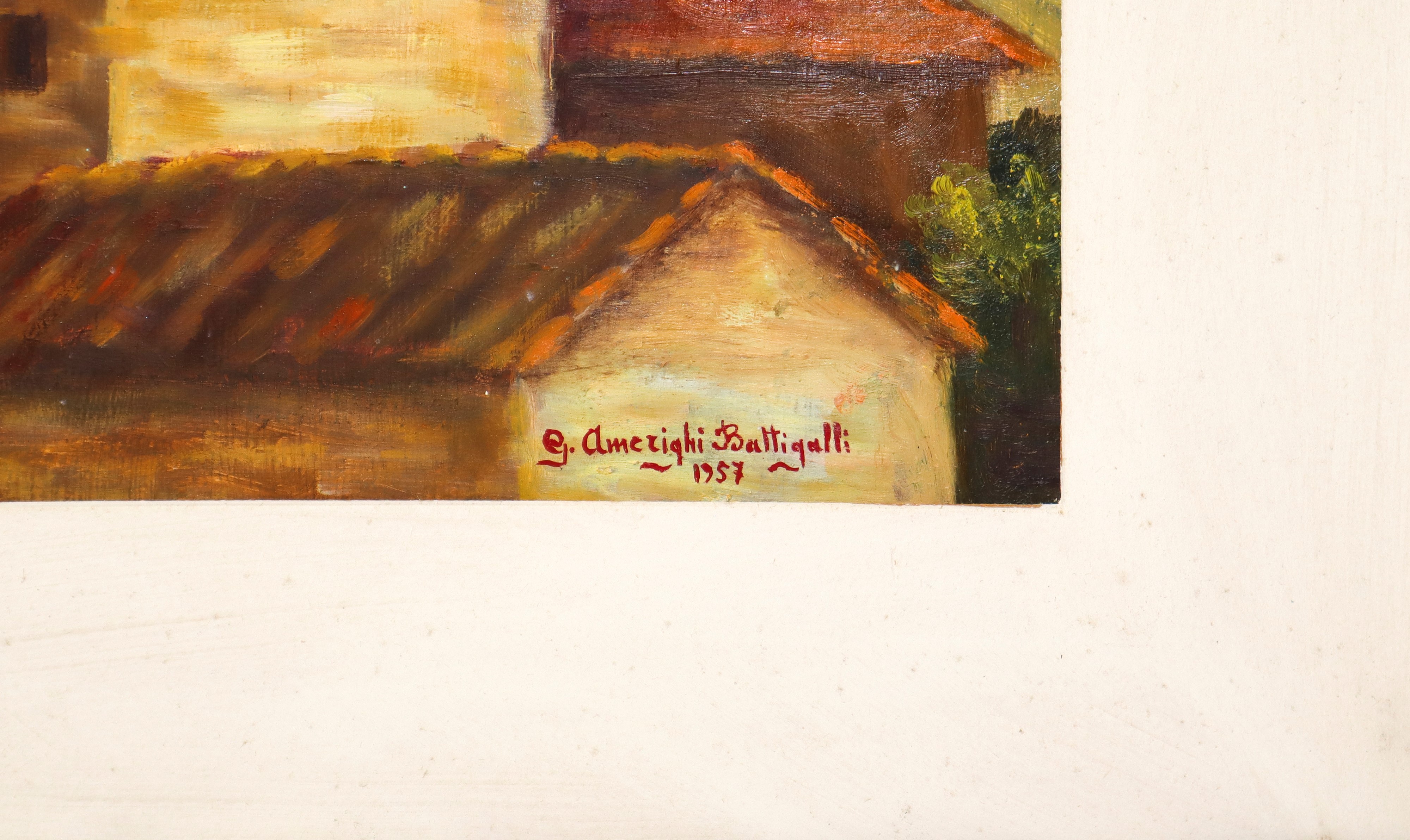 Graziella Amerighi Battigalli - Paesaggio con Case