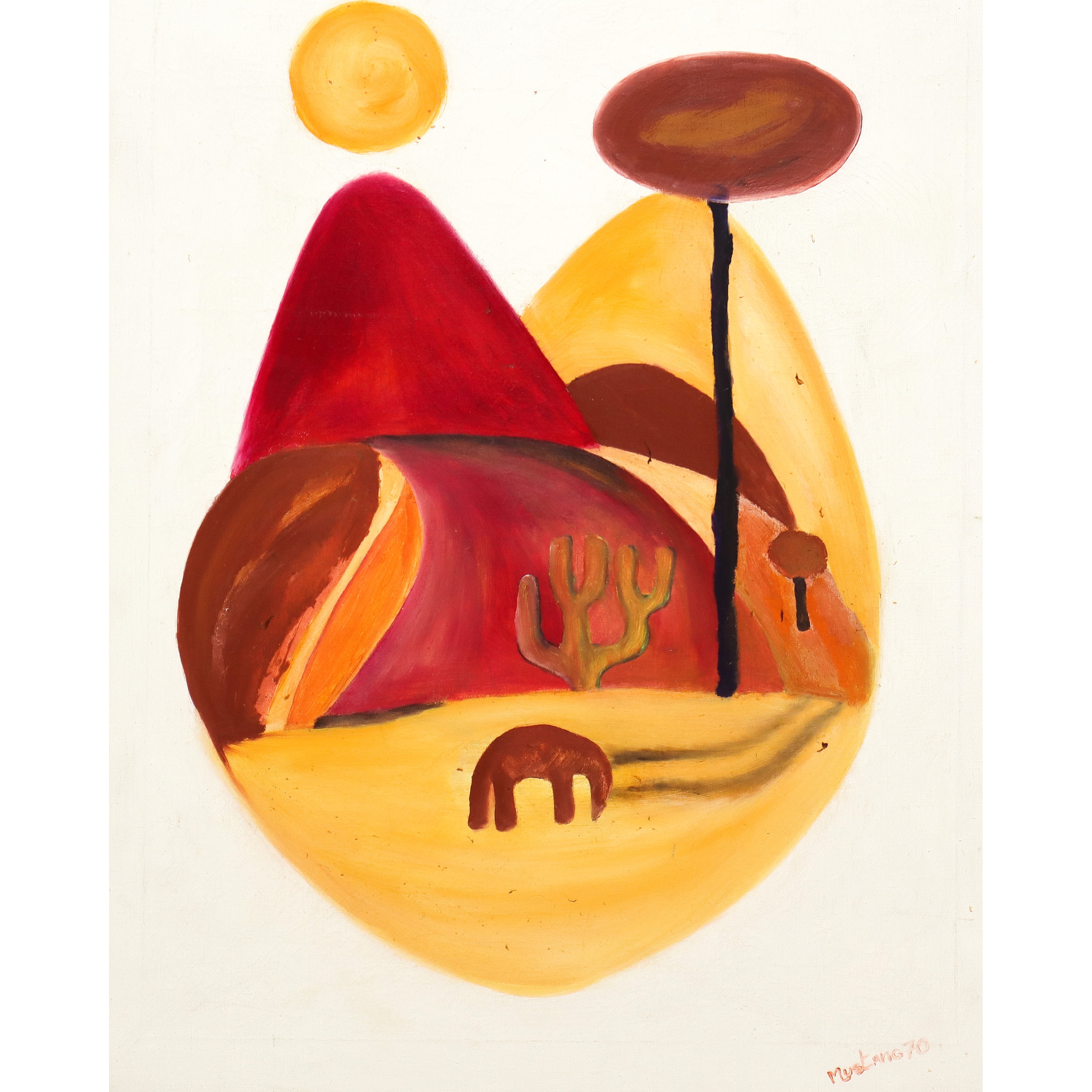 Paesaggio con cavallo