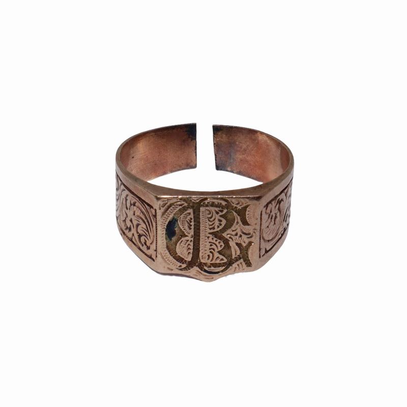 Anello da Uomo in Oro Basso Titolo
