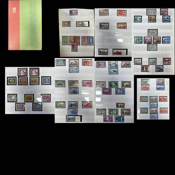 1938-1987 Svizzera - Ordinato accumulo di oltre 120 francobolli P/O