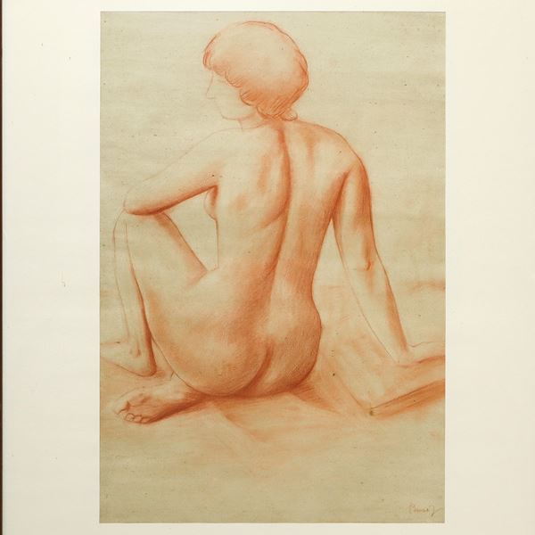 Vincenzo  Busa - Nude woman from behind