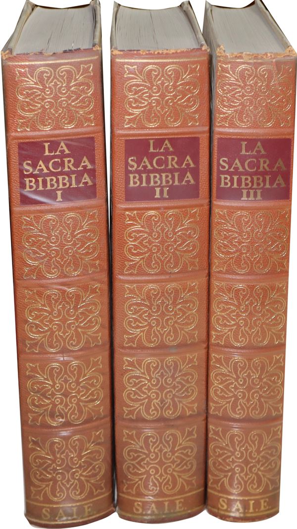 La Sacra Bibbia in 3 volumi illustrati