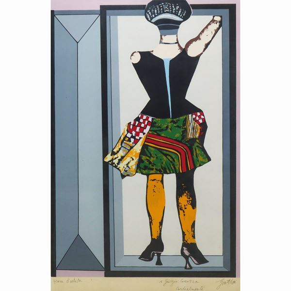 Aldo Gentilini - penelope, Donna di spalle