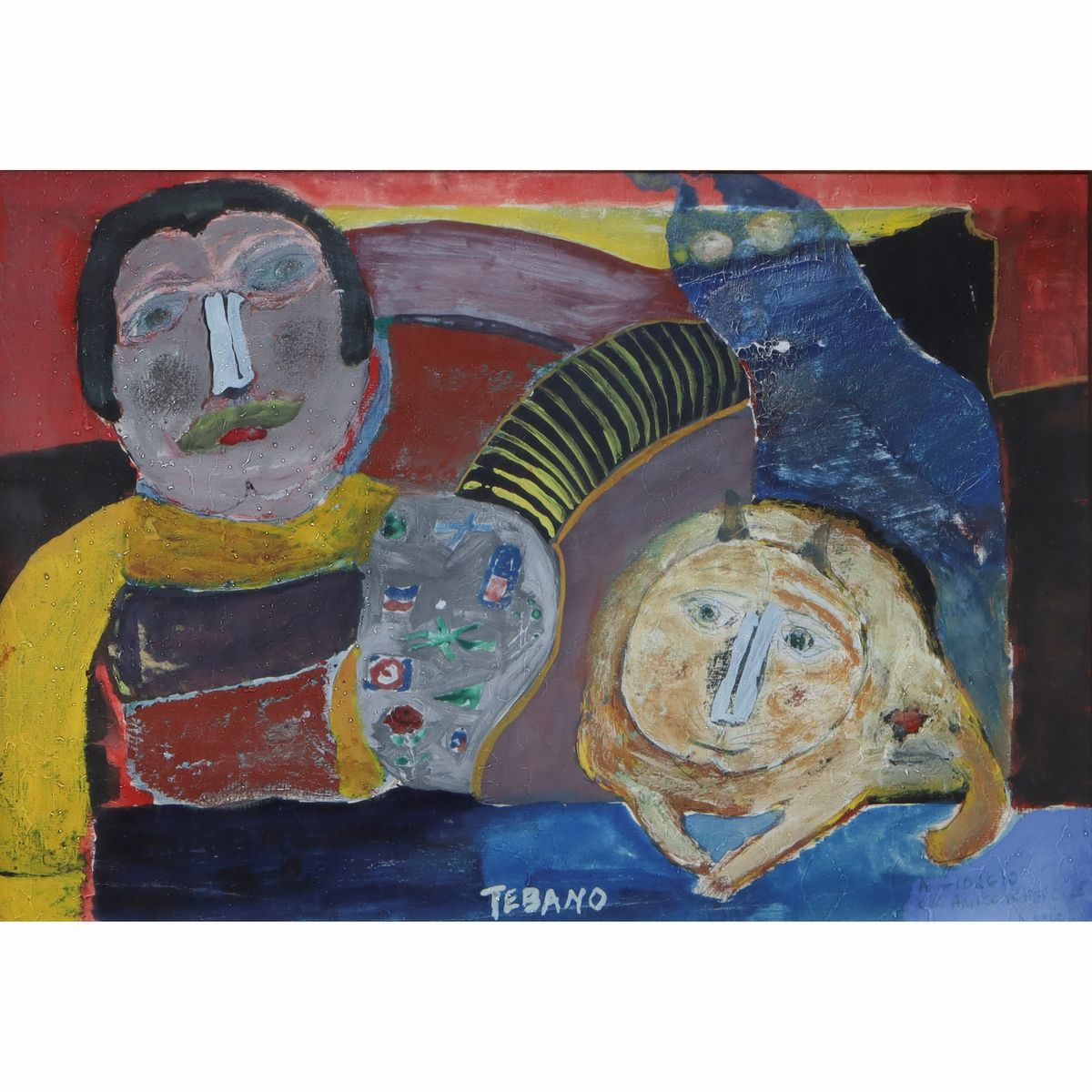 Nerio Tebano - Personaggio con Gatti