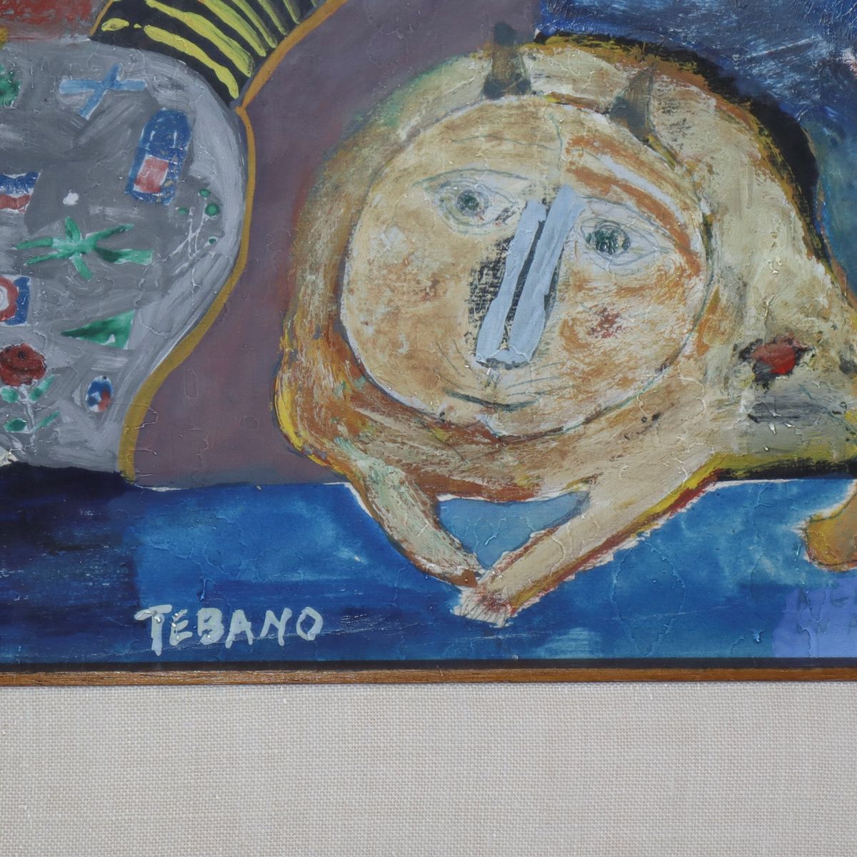 Nerio Tebano - Personaggio con Gatti