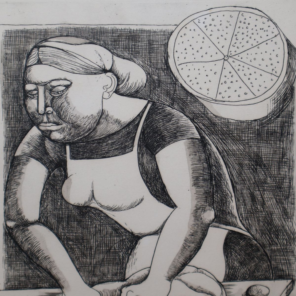 Luigi Guerricchio - Donna che Impasta la Farina
