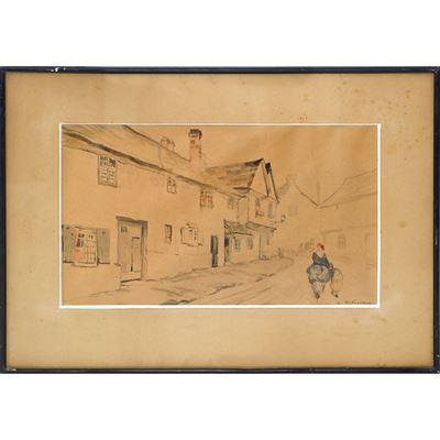 Strada con Case