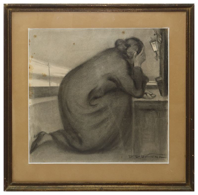 Domenico De Vanna - Donna in Ginocchio