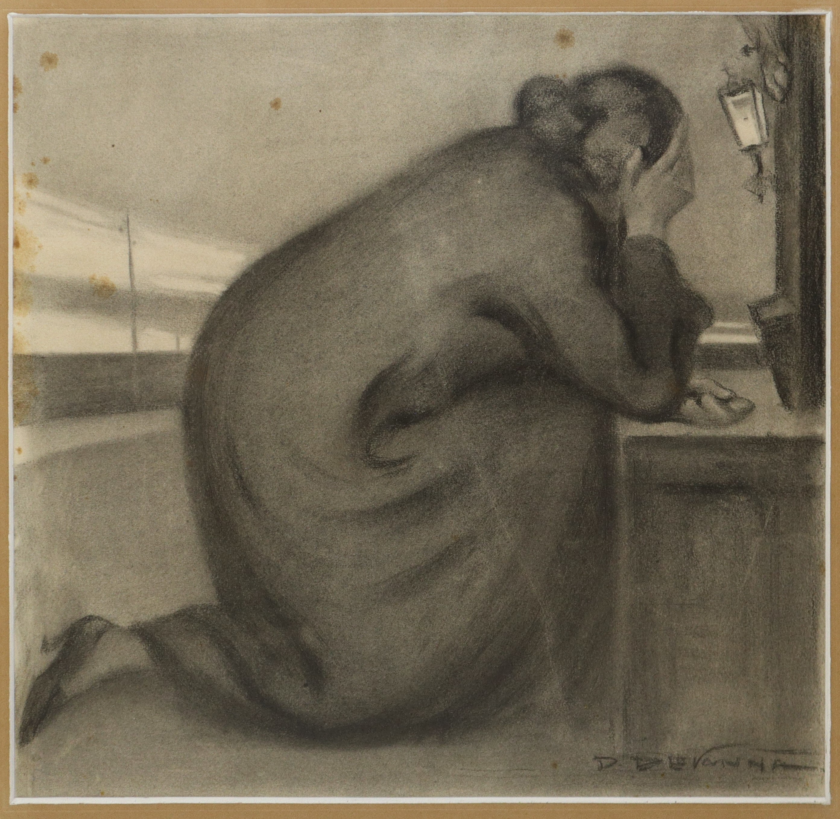 Domenico De Vanna - Donna in Ginocchio