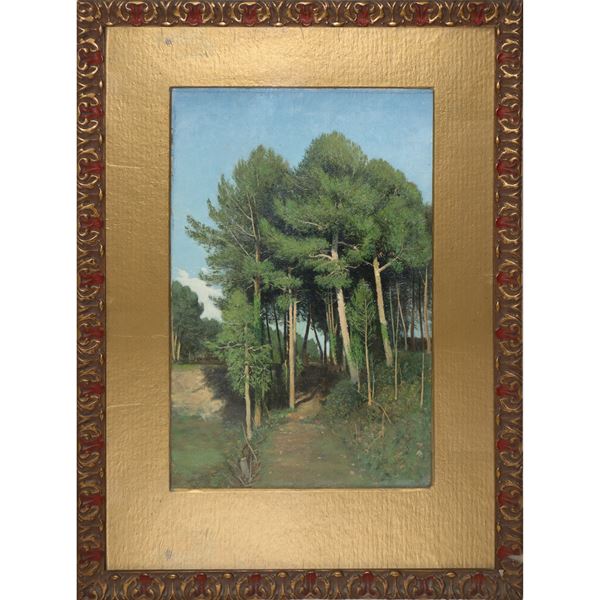 Paesaggio con alberi