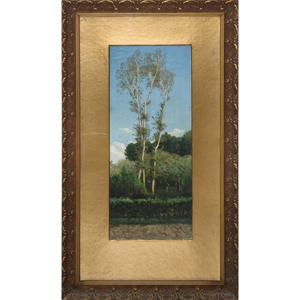 Paesaggio con alberi