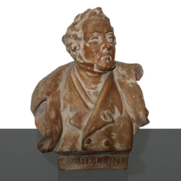 Vincenzo Bellini, scultura in terracotta