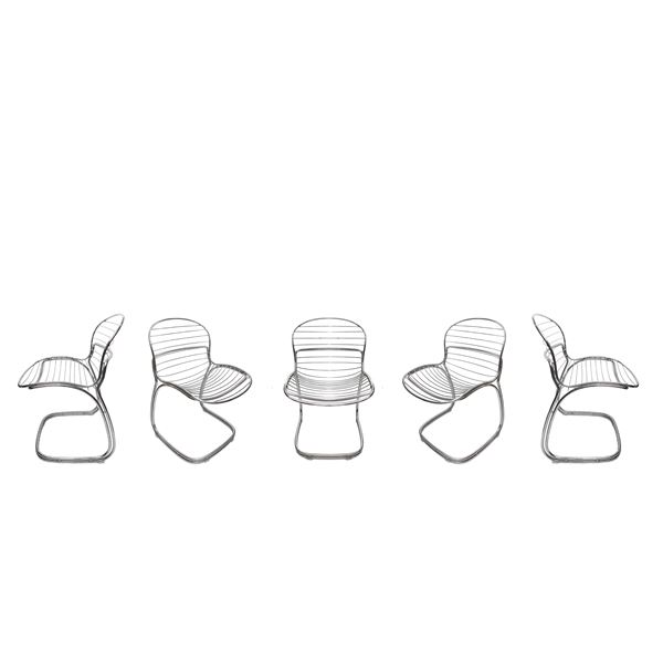 Sabrina di Gastone Rinaldi per  Rima - Group of 5 chairs