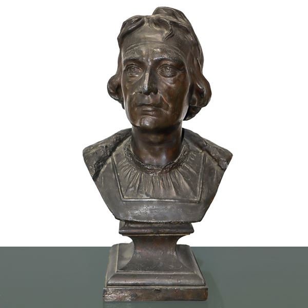 Cristoforo Colombo, Scultura in antimonio