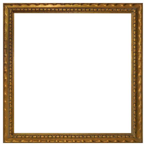 Large golden wooden frame
