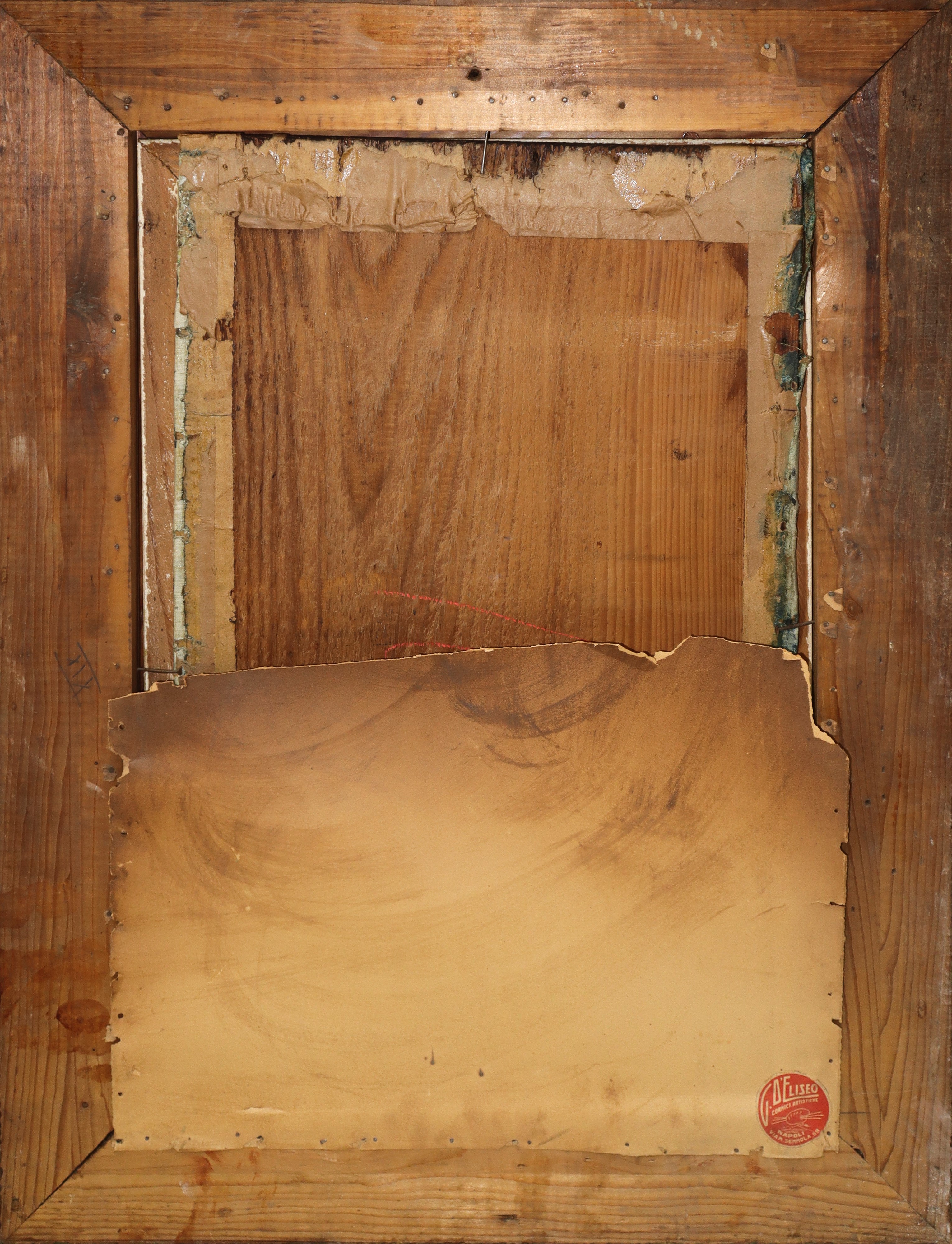 Pittore che dipinge in mezzo alla natura