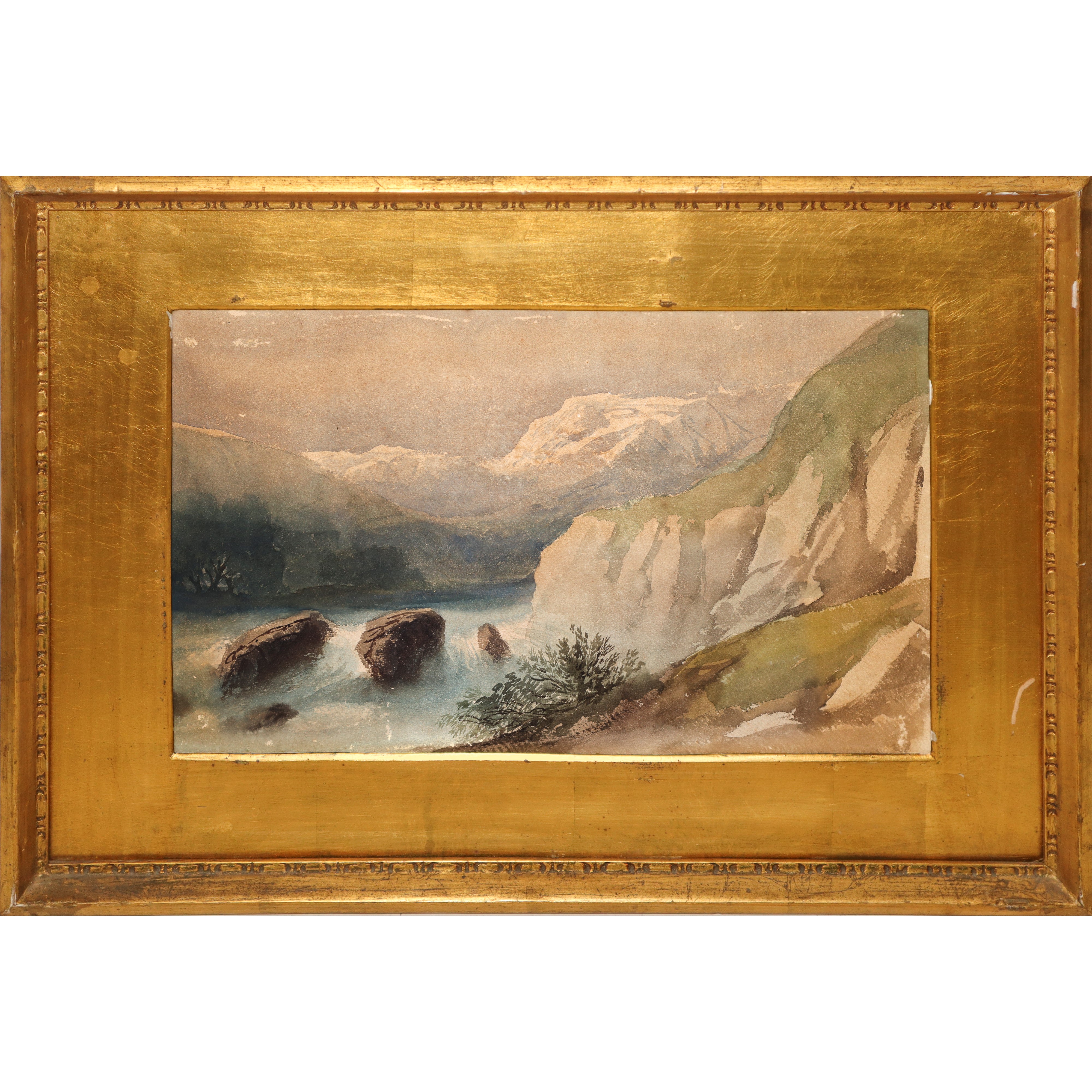 Paesaggio fluviale montano