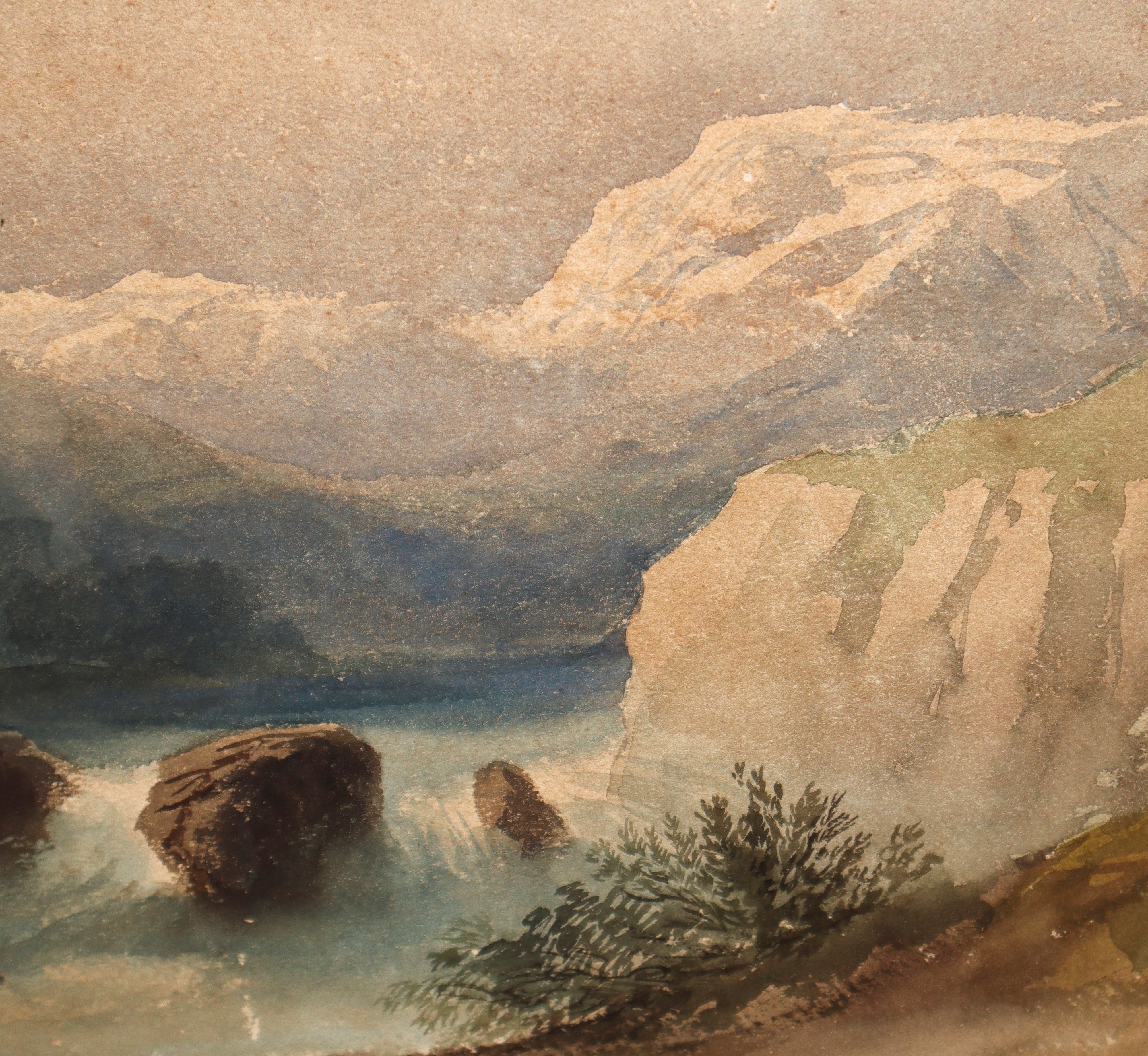 Paesaggio fluviale montano