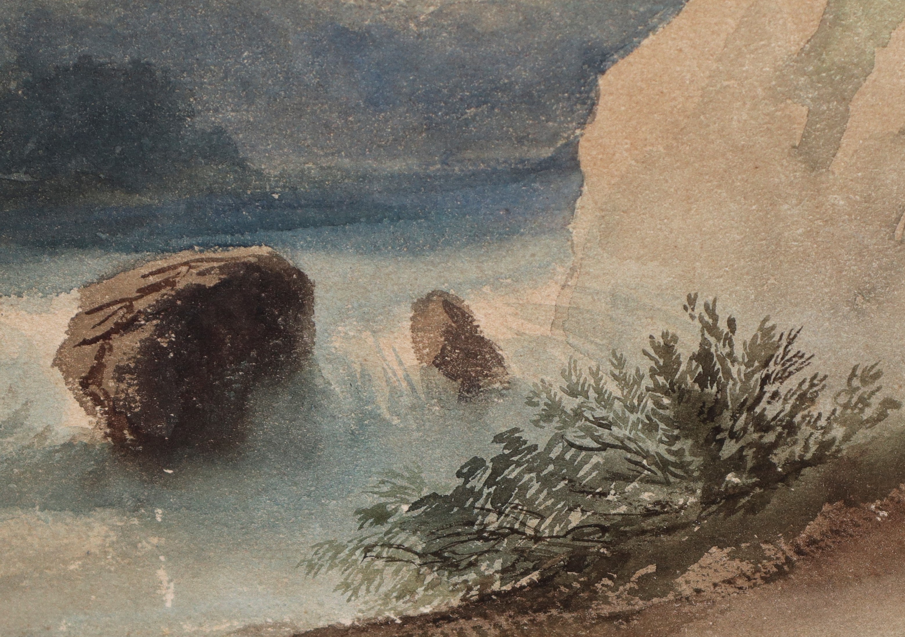 Paesaggio fluviale montano