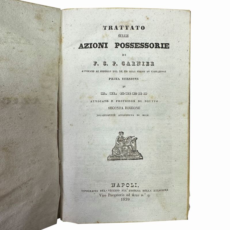 Trattato sulle Azioni possessorie di F.S.P.Carnier
