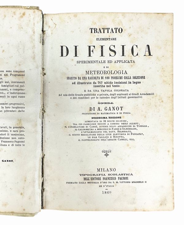 Trattato elementare di Fisica, di A.Ganot