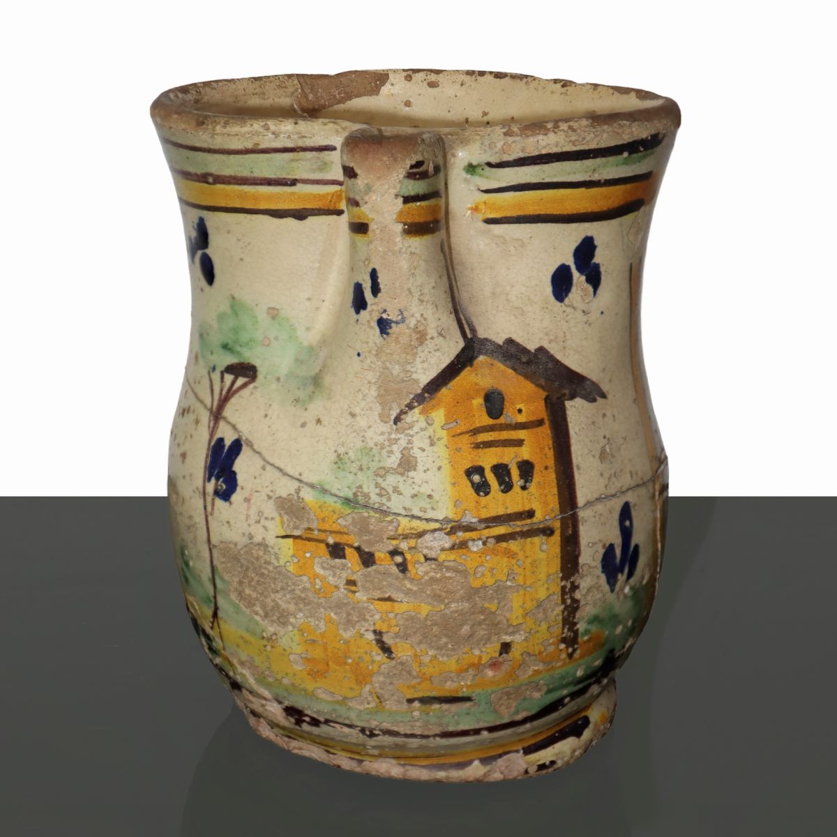 Cannata in maiolica policroma di Caltagirone