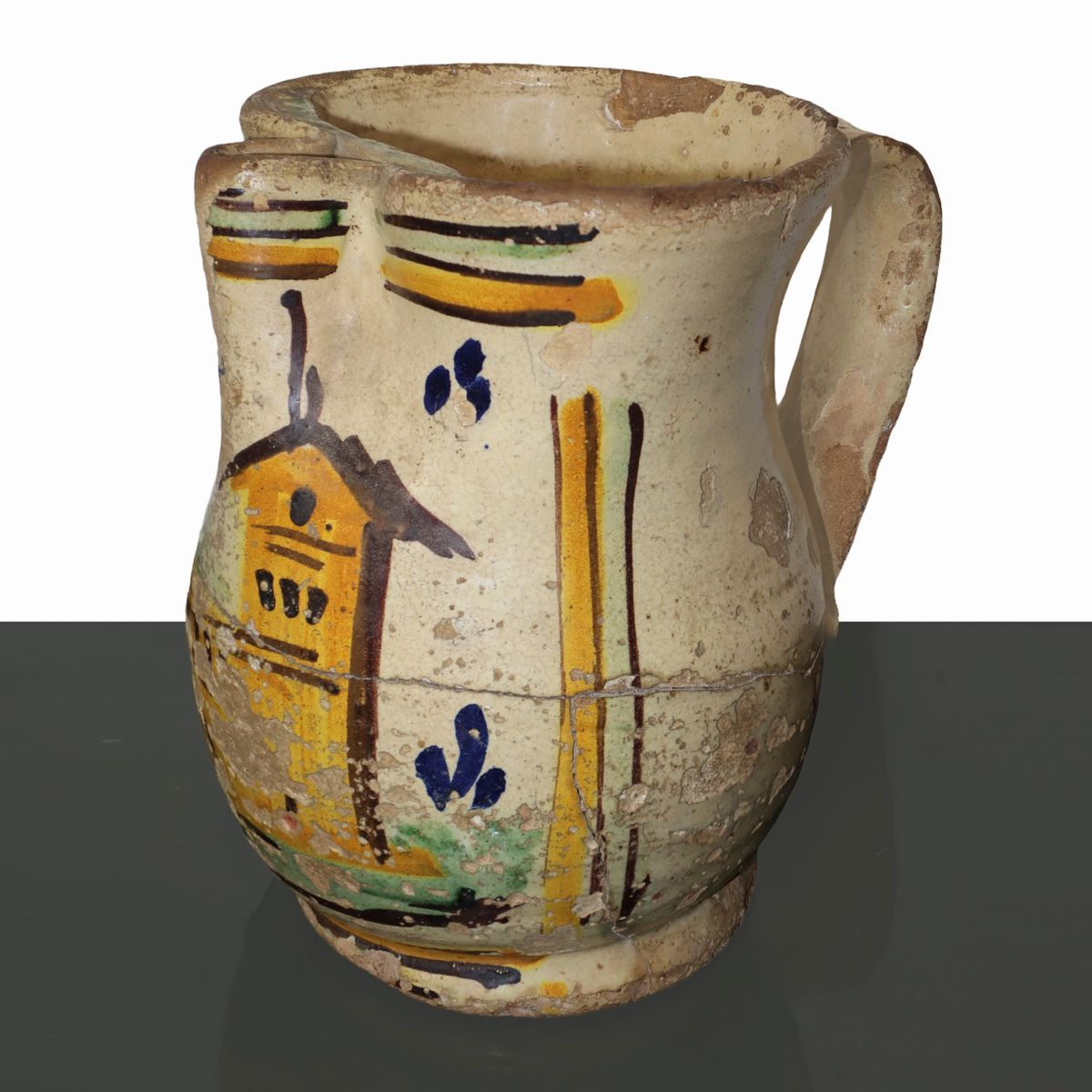 Cannata in maiolica policroma di Caltagirone