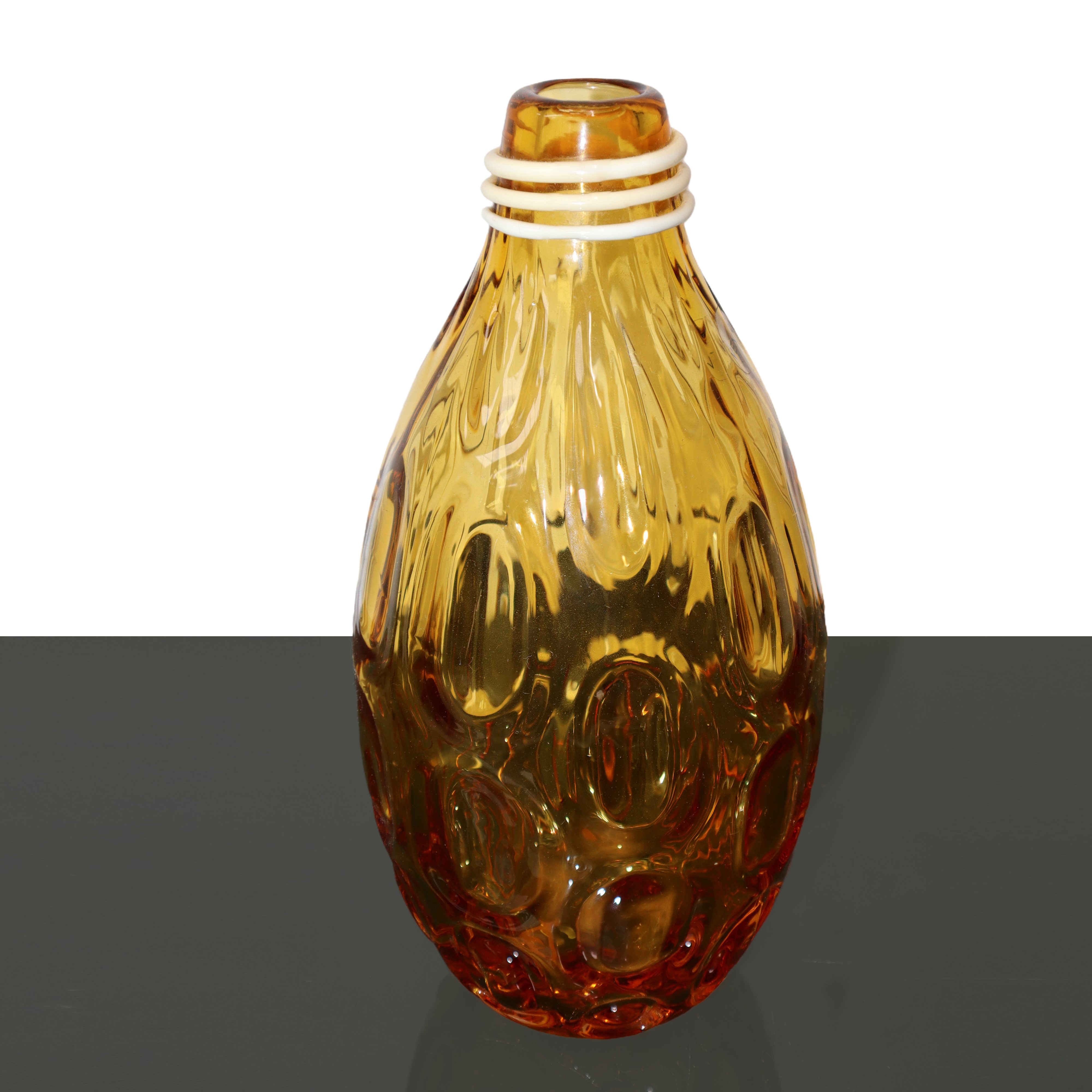 Venini - Vaso in Vetro di Murano Giallo