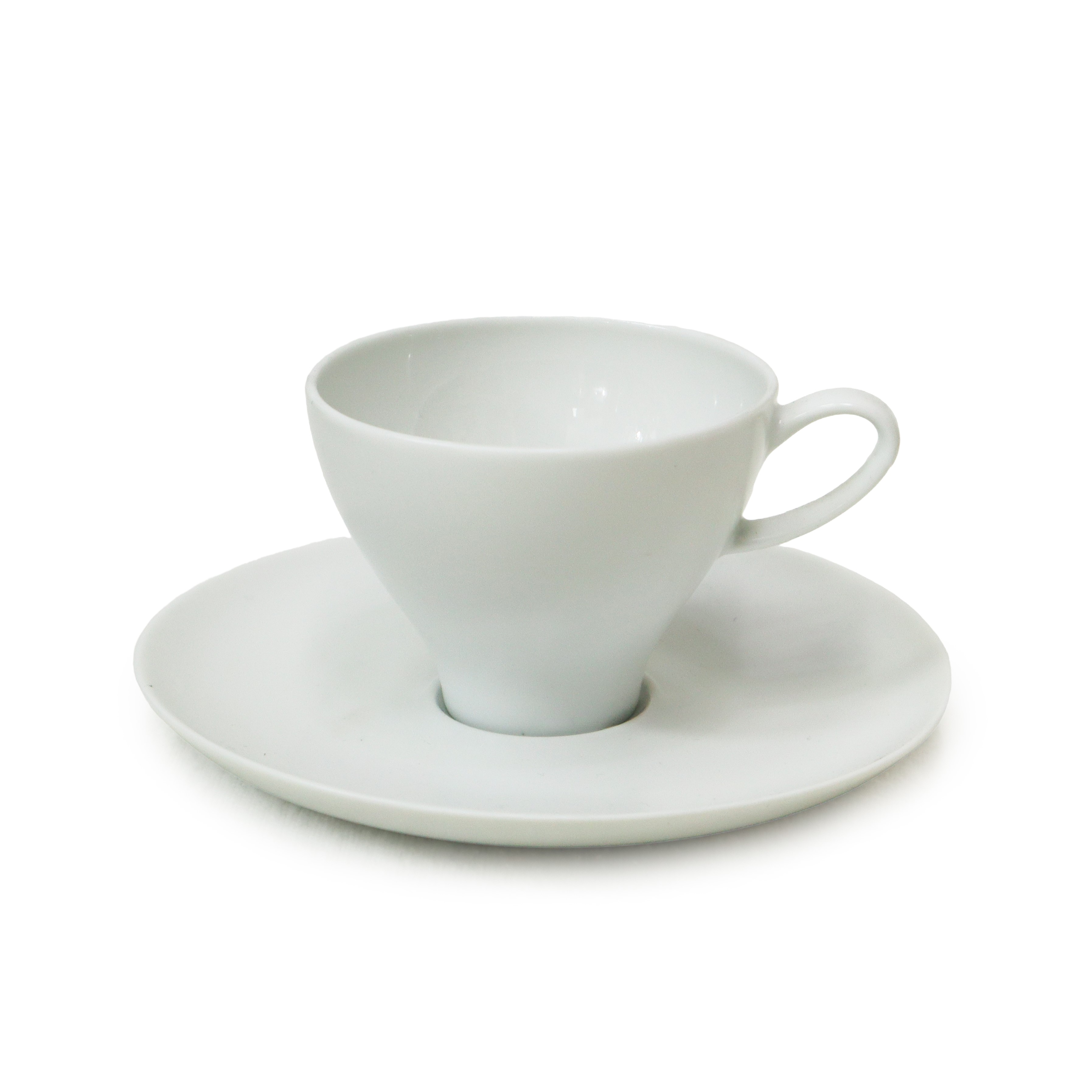 Servizio da Caffe in porcellana bianca, Luz Portugal