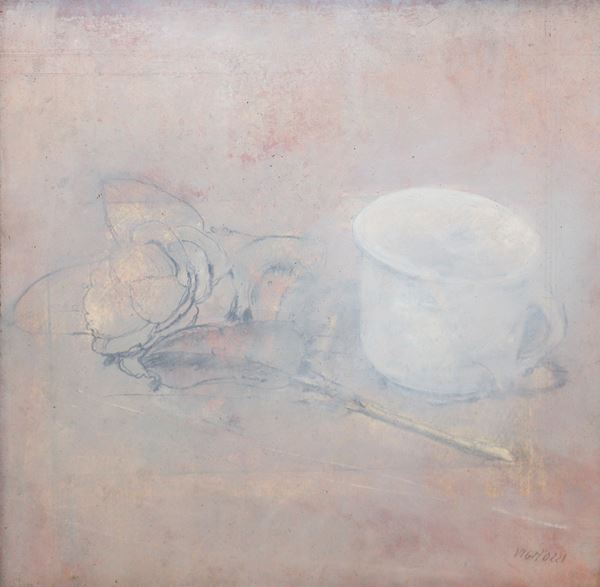 Piero Vignozzi - Still life, cup with flower
