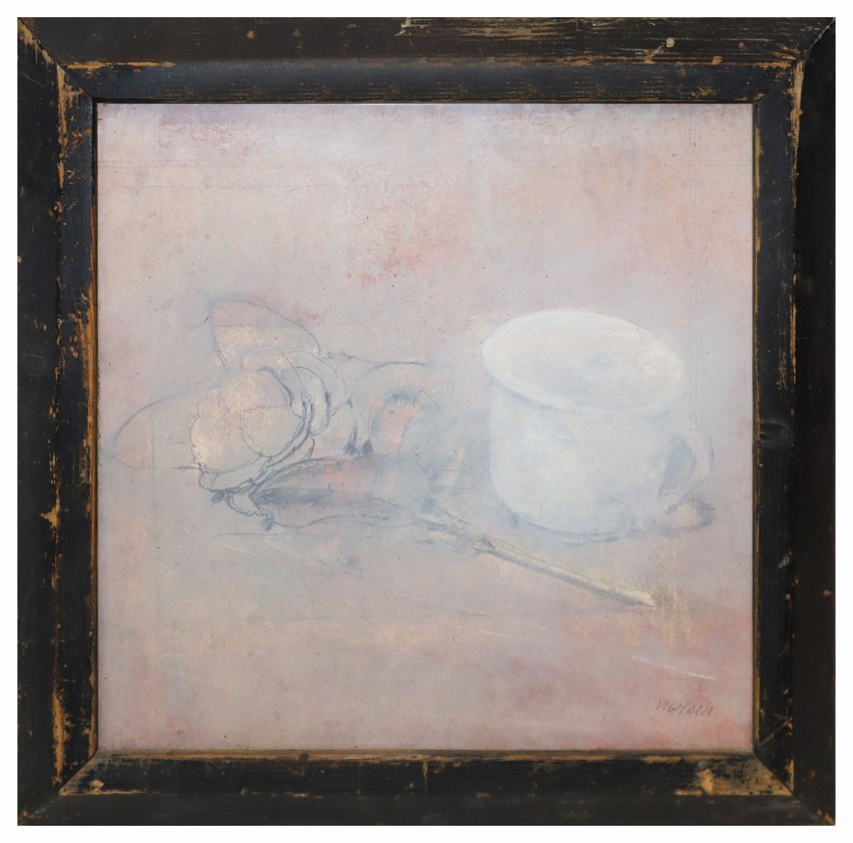 Piero Vignozzi - Natura Morta, Tazza con Fiore