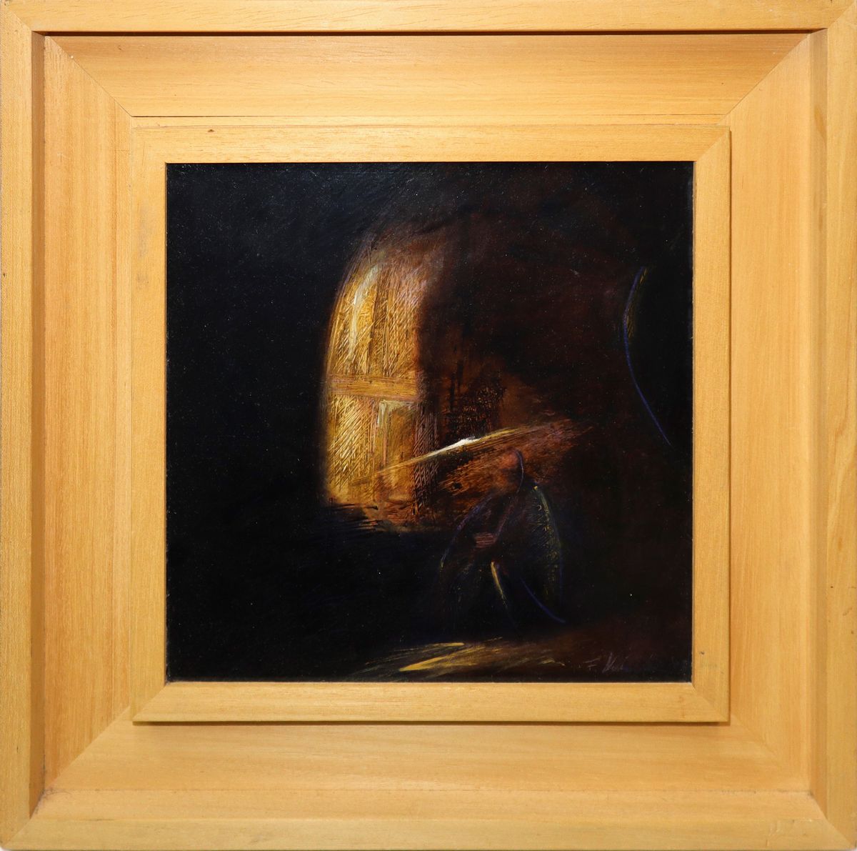Fabio Salafia - Da Rembrandt Studio di un Interno con Scala a Chiocciola