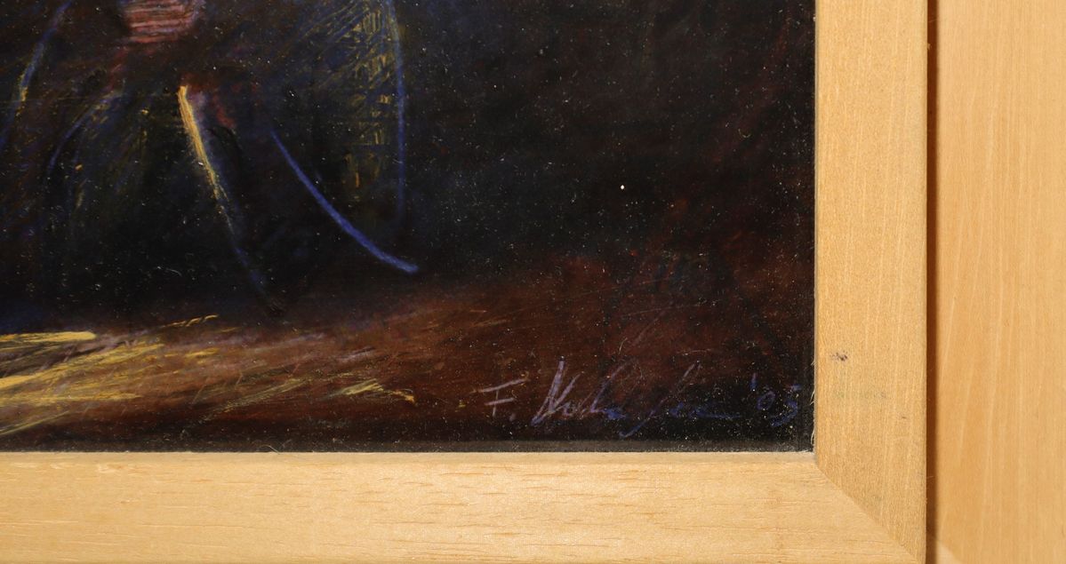Fabio Salafia - Da Rembrandt Studio di un Interno con Scala a Chiocciola