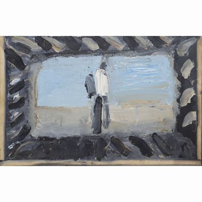Uomo che Guarda il Mare (piero Guccione)